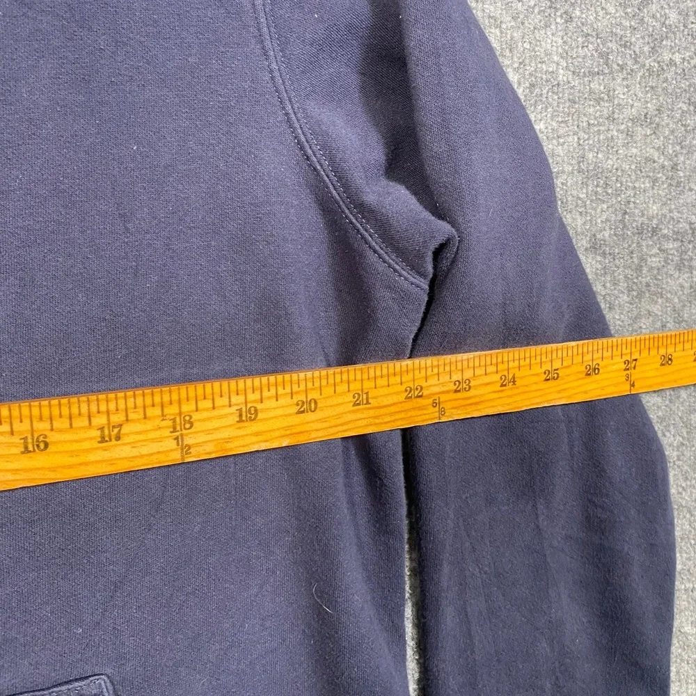 The North Face Mens Navy Blue‎ Graphic Box Logo Pullover Hoodie A3FRE Large
